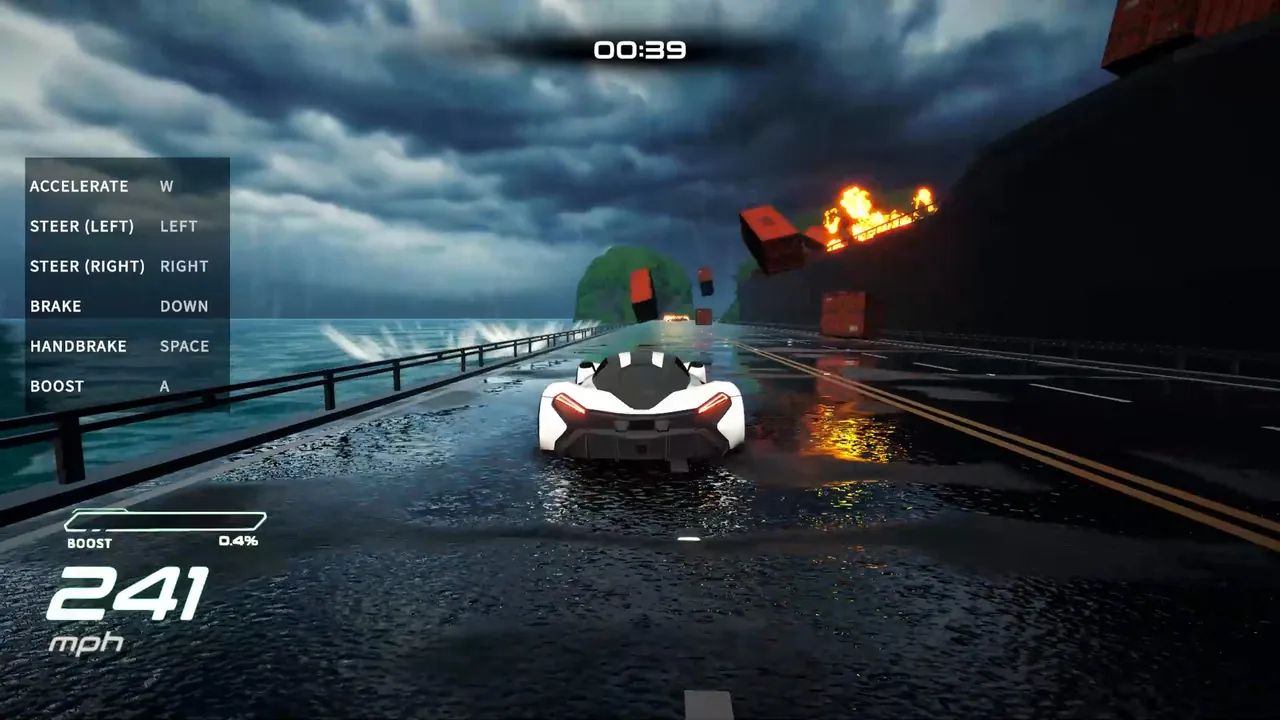 Explosive Track - Crazy Action Arcade Racing - captura de pantalla