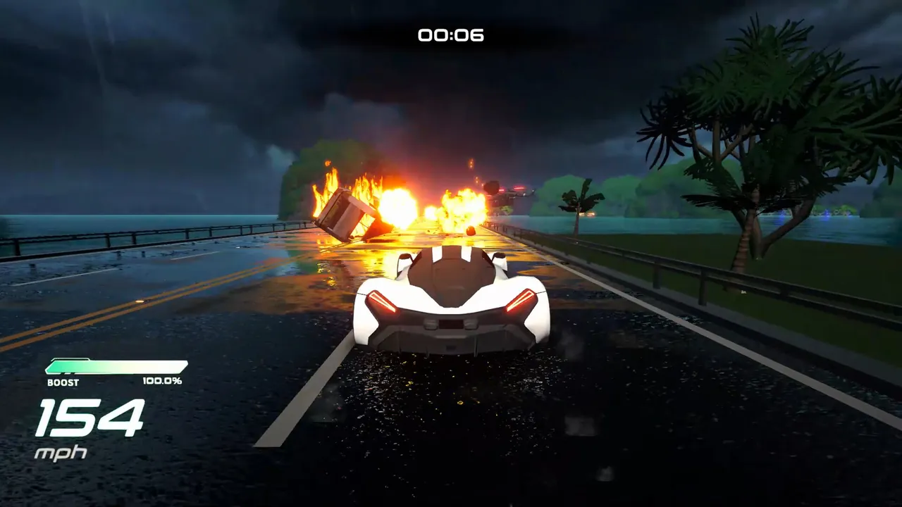 Explosive Track - Crazy Action Arcade Racing - captura de pantalla