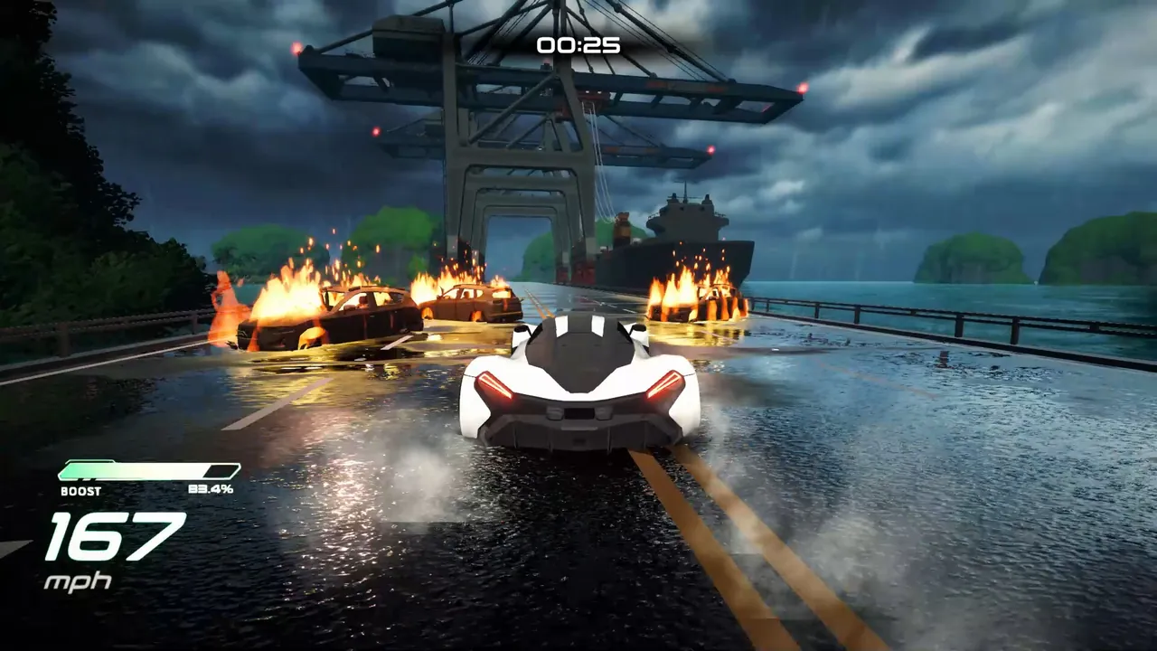 Explosive Track - Crazy Action Arcade Racing - captura de pantalla