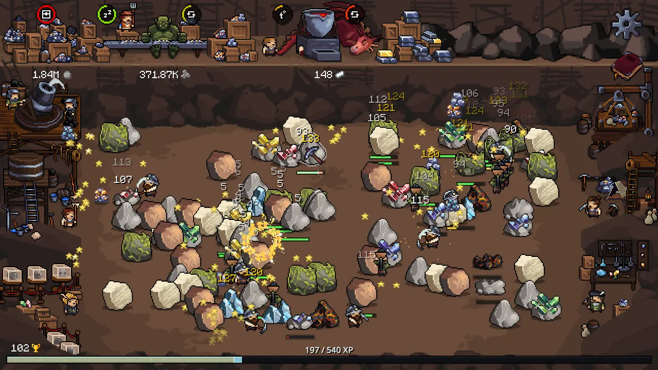 Fantasy Miner: Idle Depths - captura de pantalla