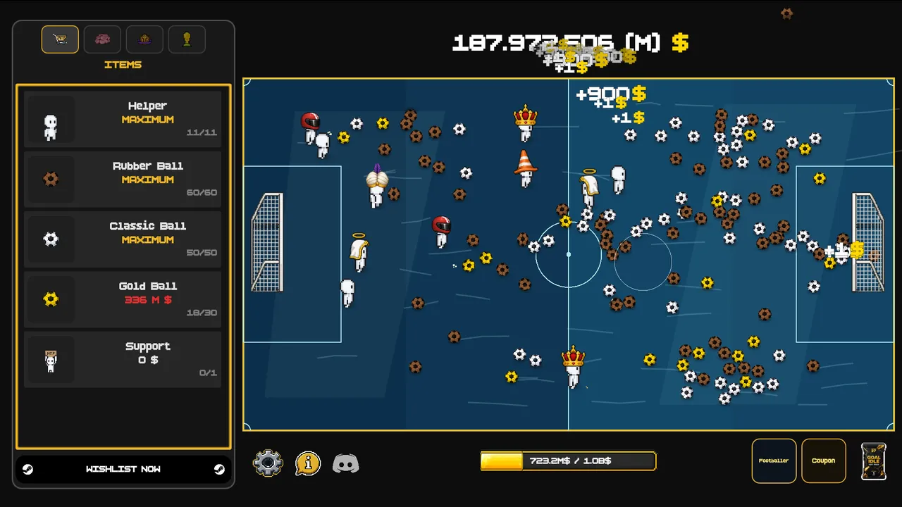 Goal Idle - captura de pantalla
