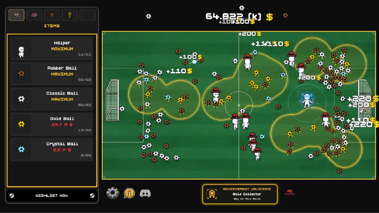 Goal Idle - captura de pantalla