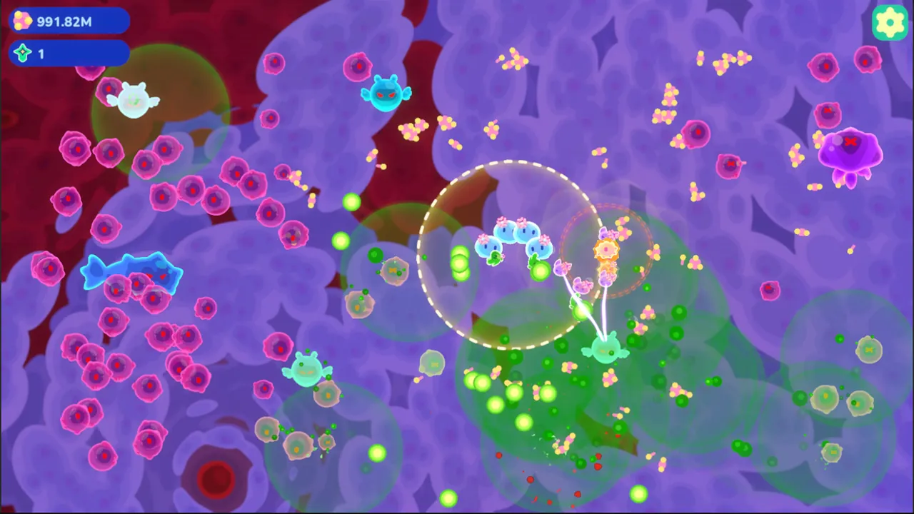 Gummy Invaders - captura de pantalla