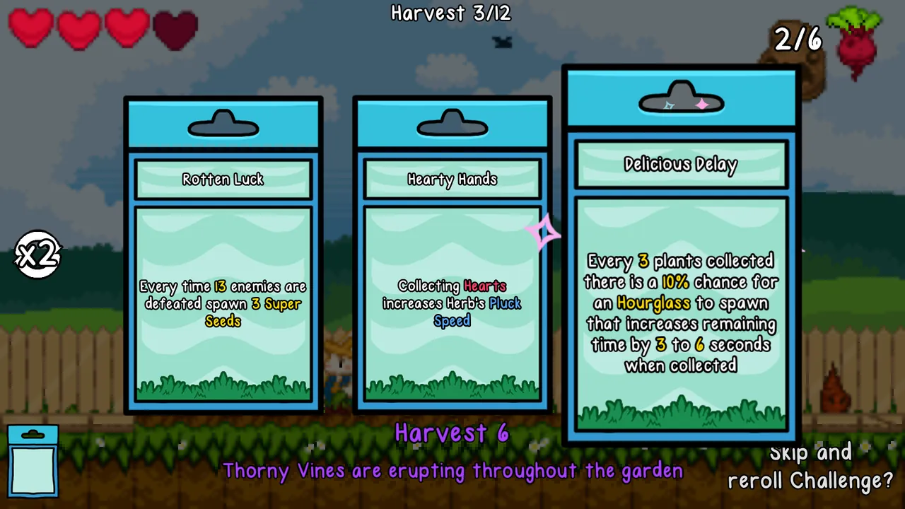 Herb's Homegrown Havoc - captura de pantalla