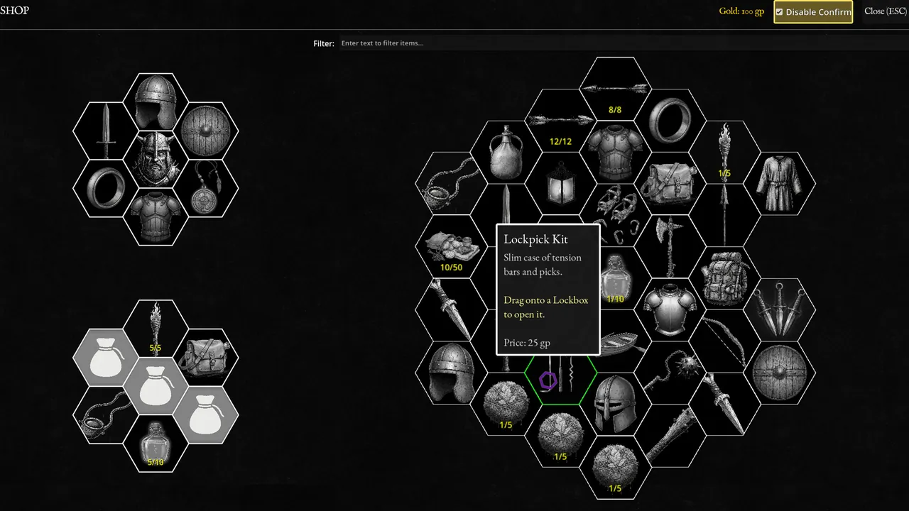 HEXCRAWL - captura de pantalla