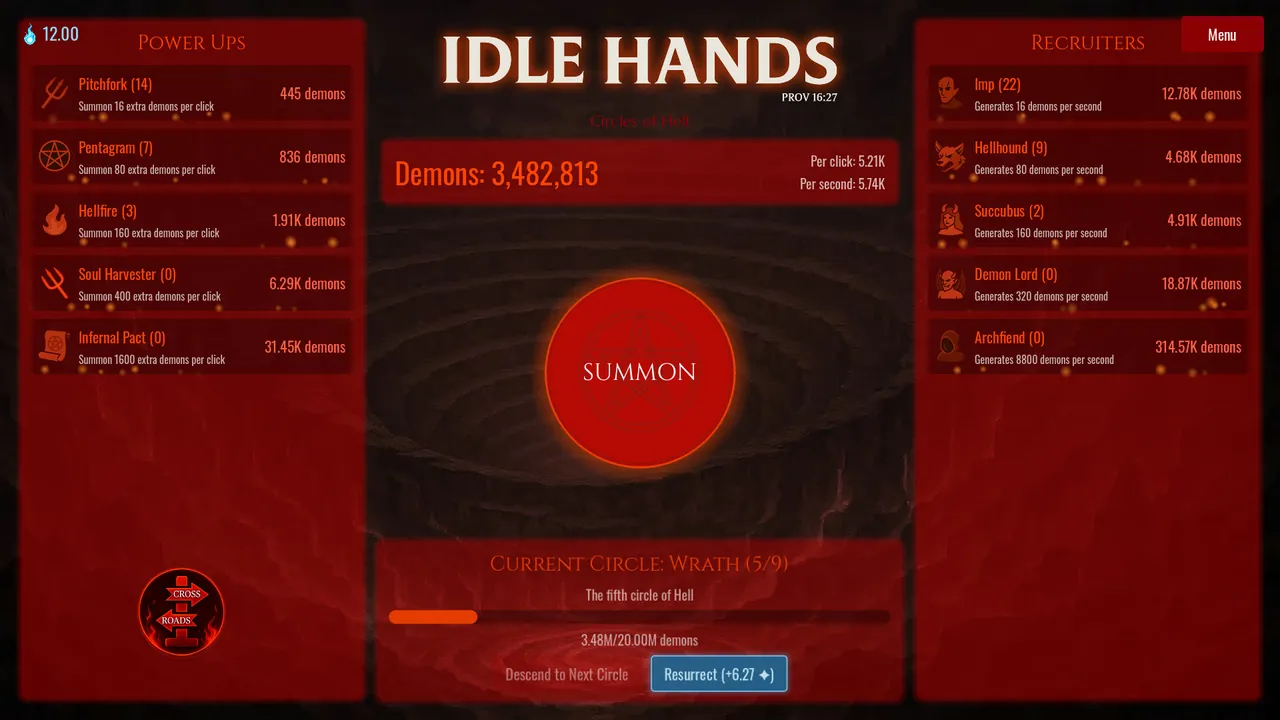 Idle Hands - captura de pantalla