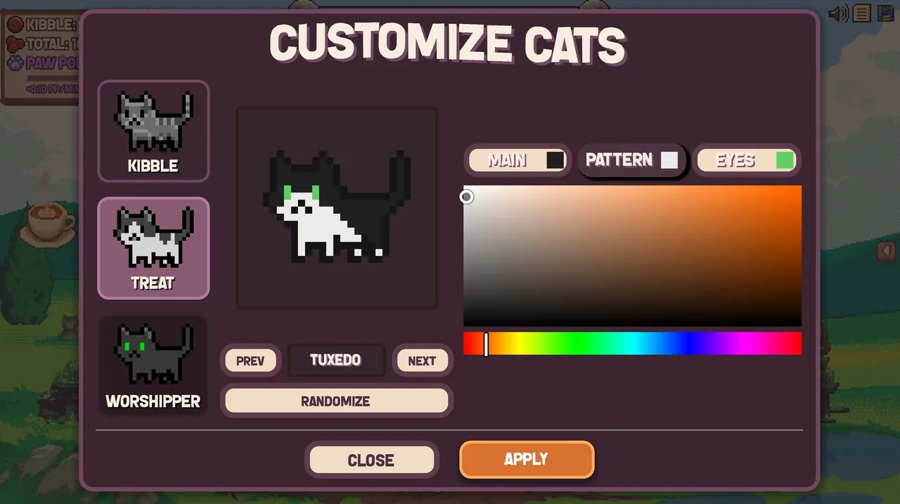 Kibble Cats - captura de pantalla