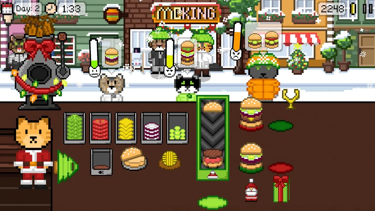 Kitty Burger - captura de pantalla