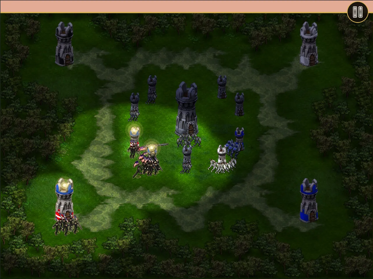 Knights vs Aliens - captura de pantalla