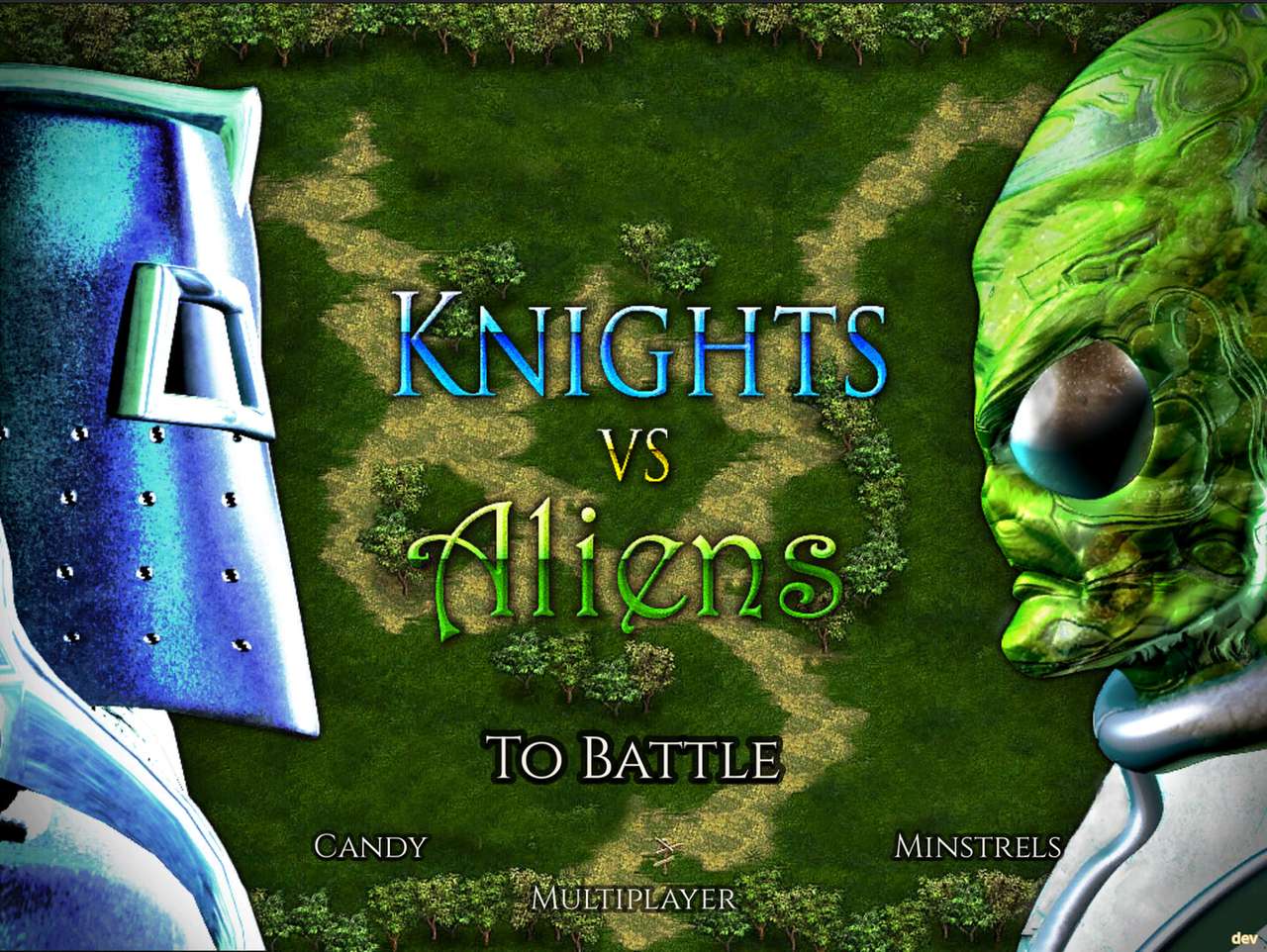 Knights vs Aliens - captura de pantalla