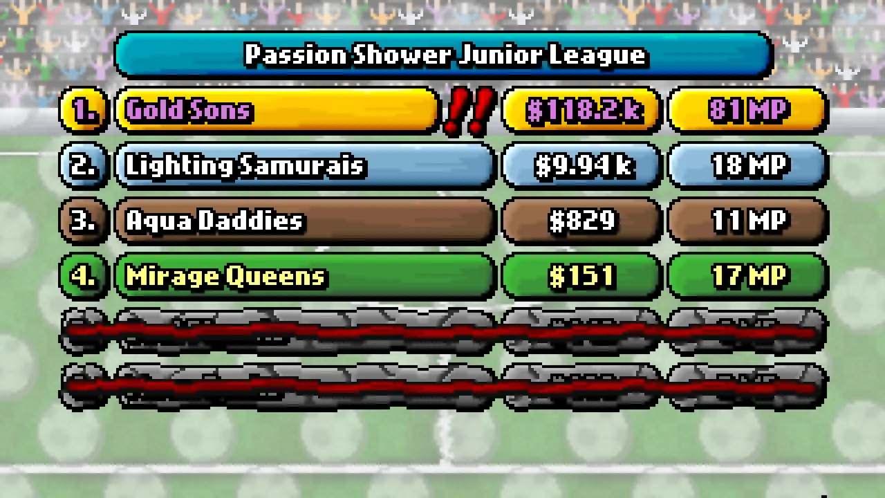 Lazy Kickers - captura de pantalla