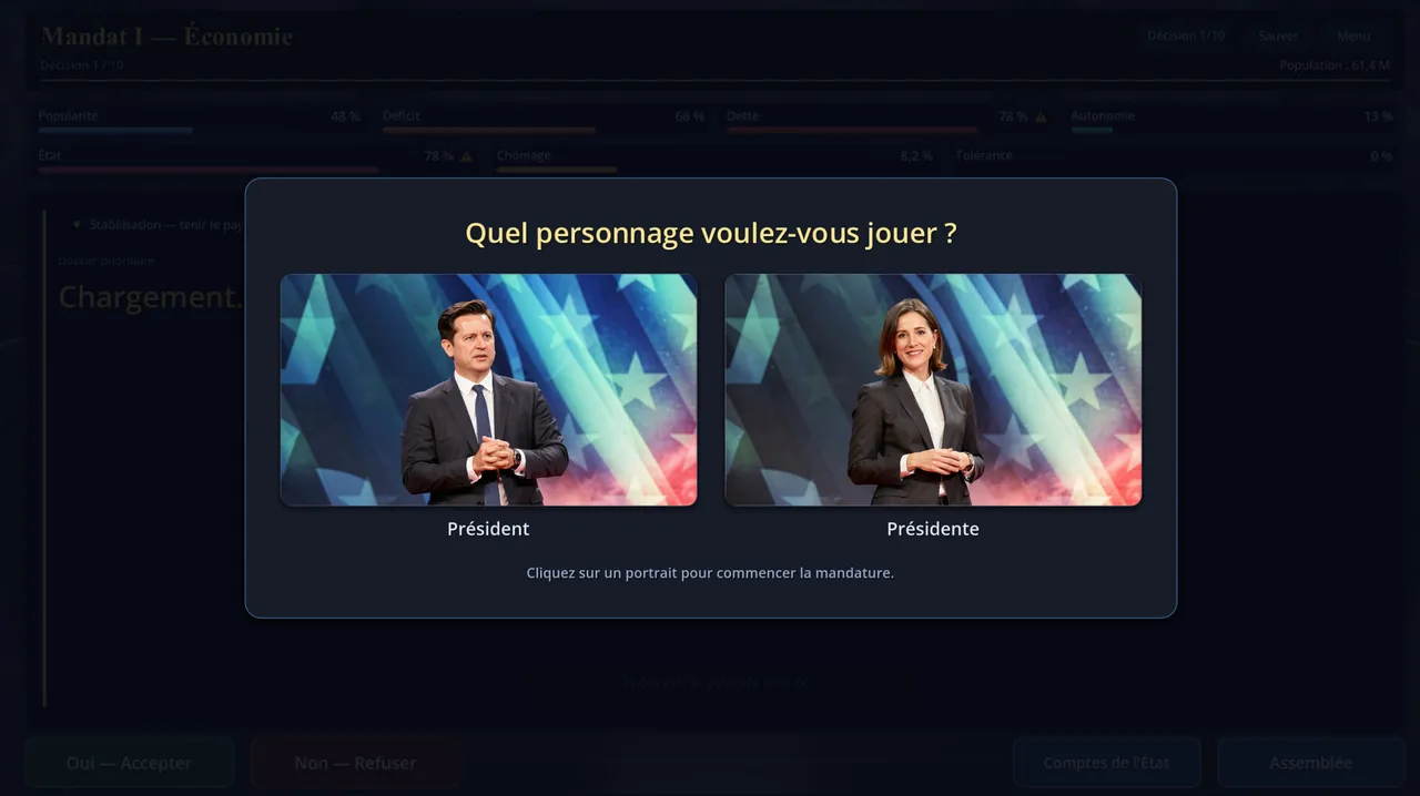 Mandat - captura de pantalla