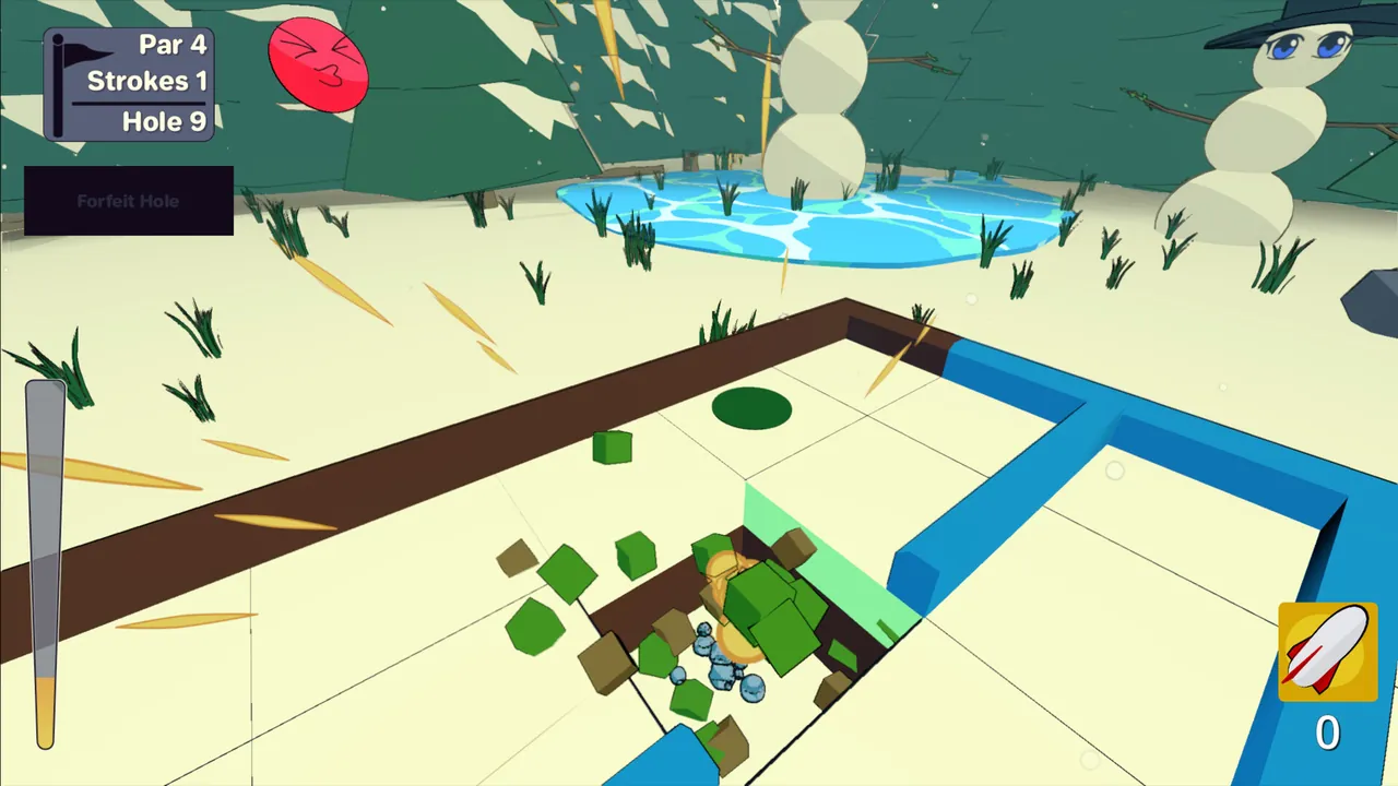 Miney Golf - captura de pantalla