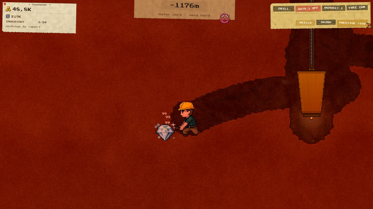 Mining Miner - captura de pantalla