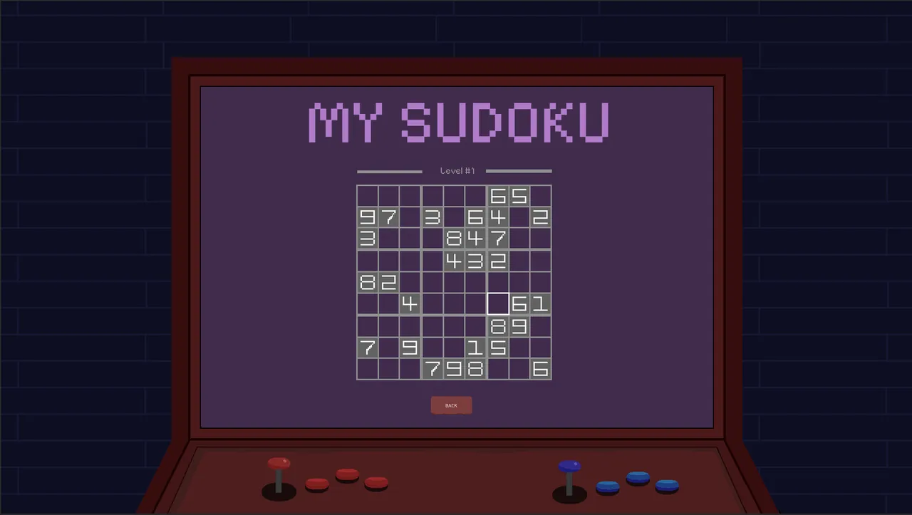 My Sudoku - captura de pantalla