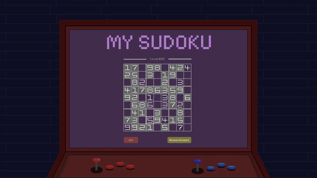 My Sudoku - captura de pantalla