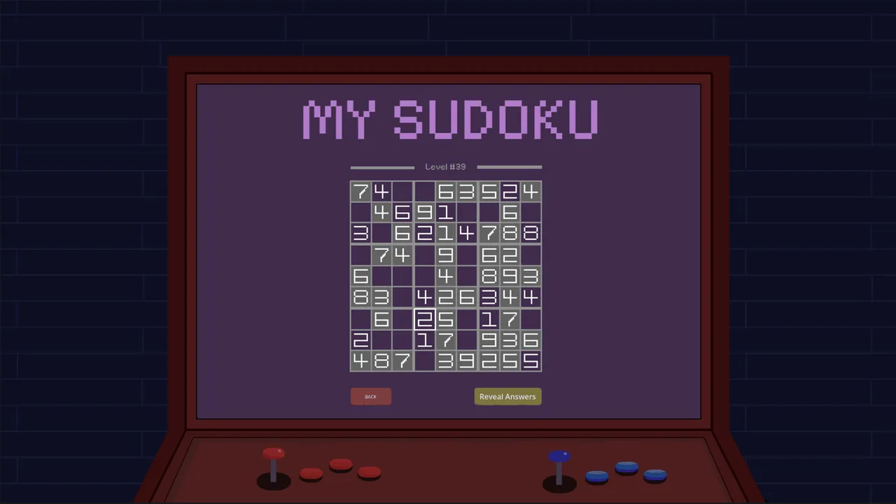 My Sudoku - captura de pantalla
