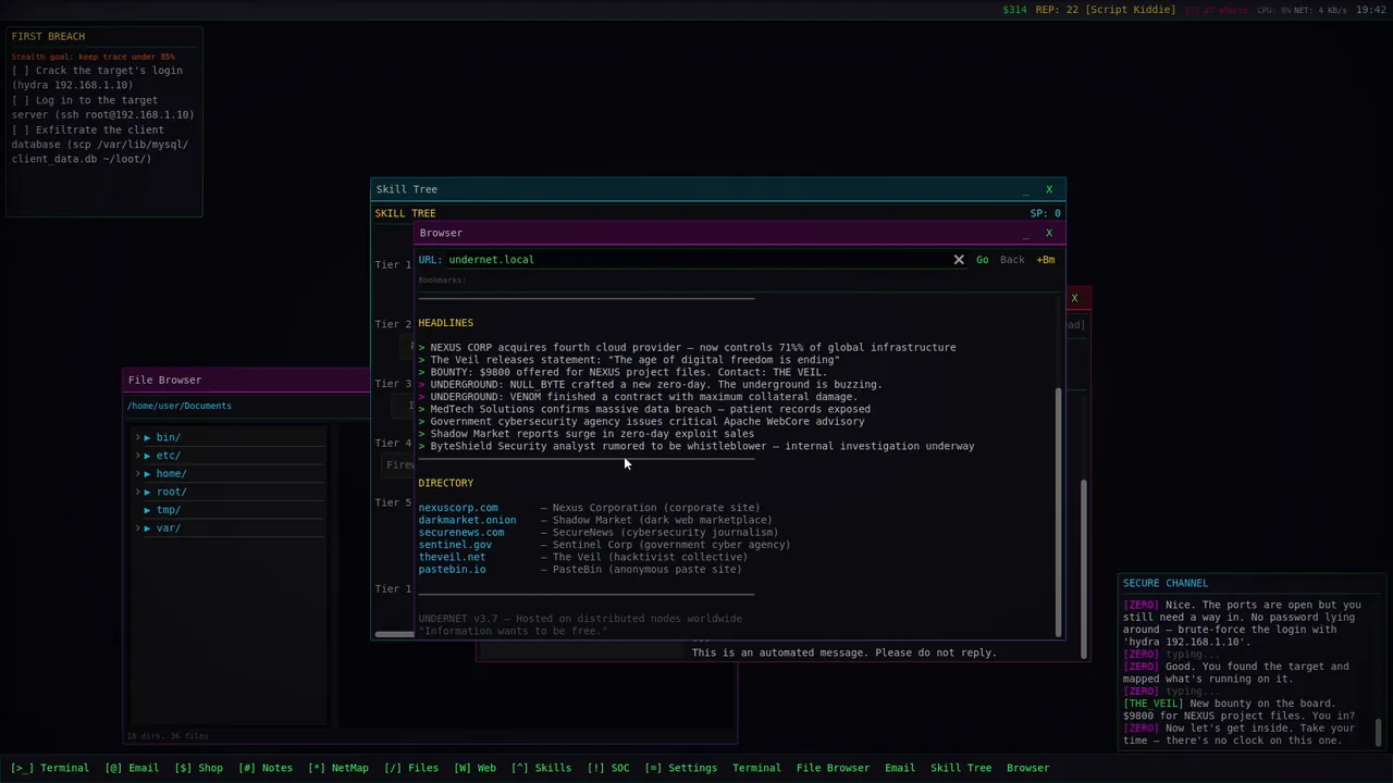 NETBREAK - captura de pantalla