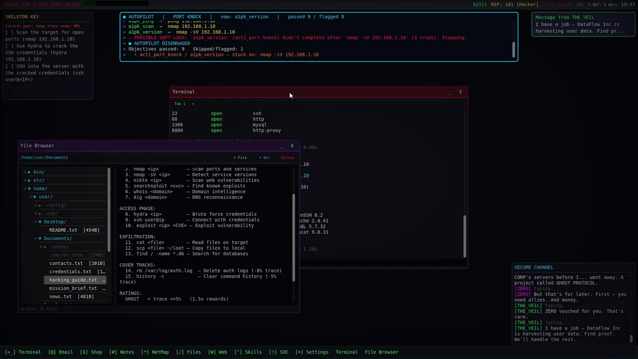 NETBREAK - captura de pantalla