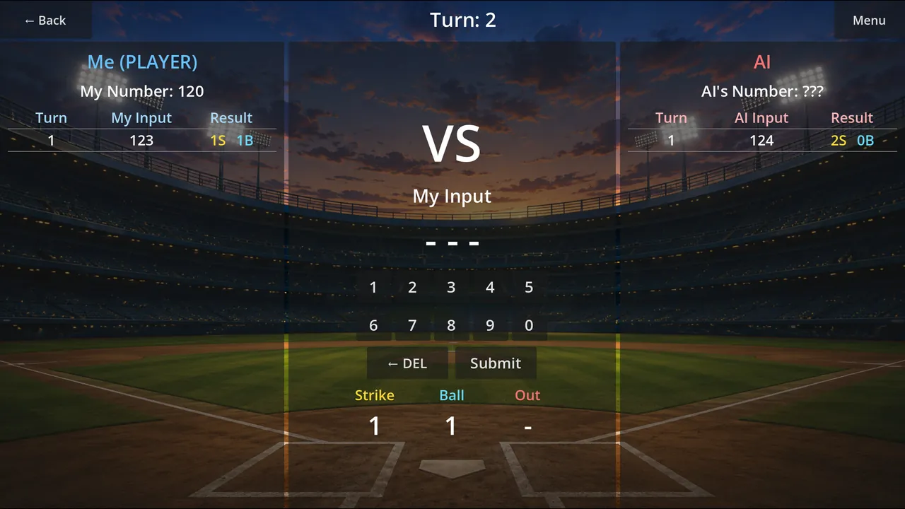 Paper Baseball - captura de pantalla