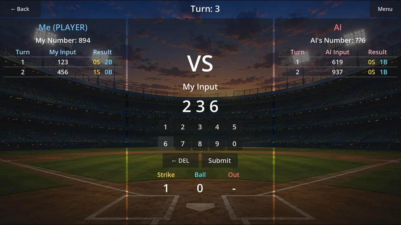 Paper Baseball - captura de pantalla