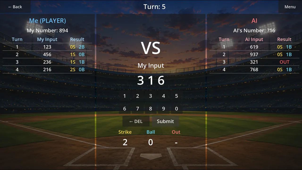 Paper Baseball - captura de pantalla