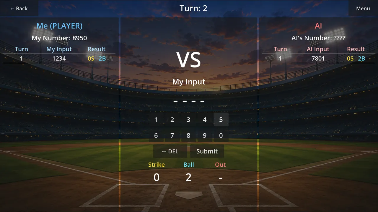 Paper Baseball - captura de pantalla