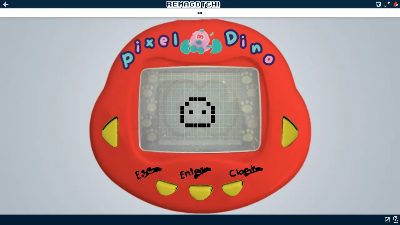Remagotchi - captura de pantalla