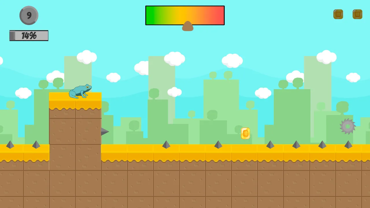 Ribbit Jump - captura de pantalla