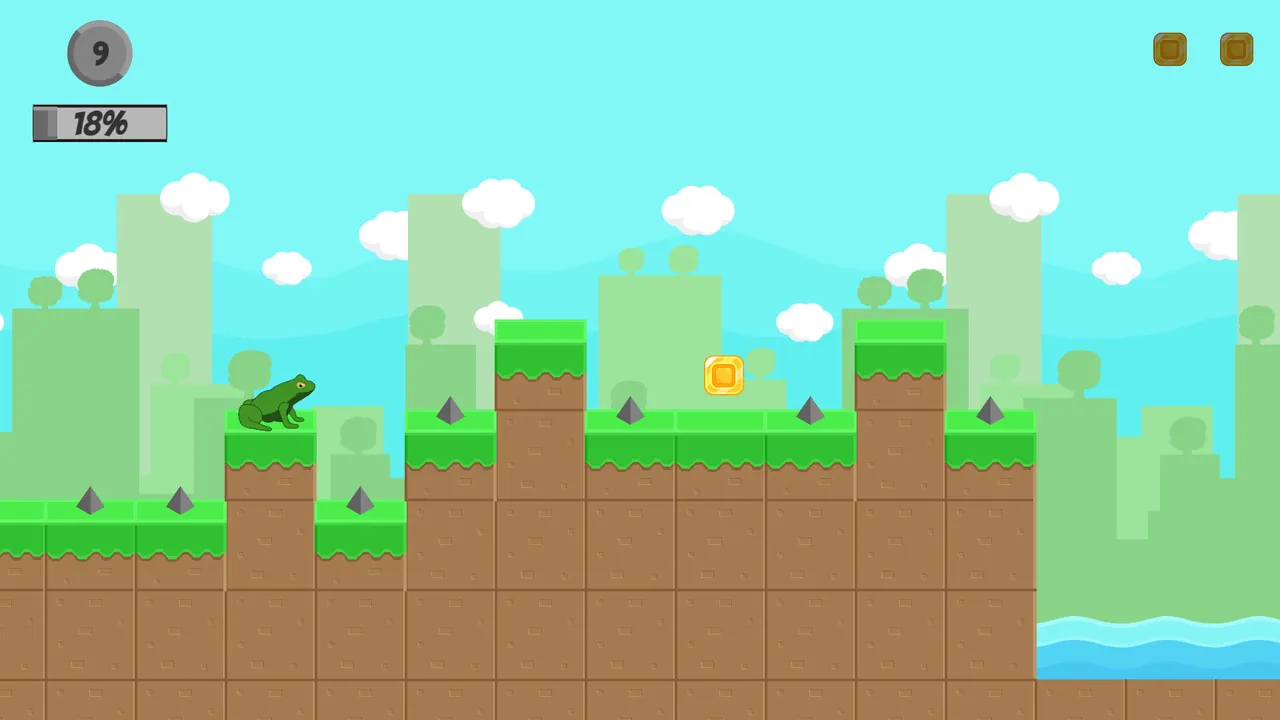 Ribbit Jump - captura de pantalla