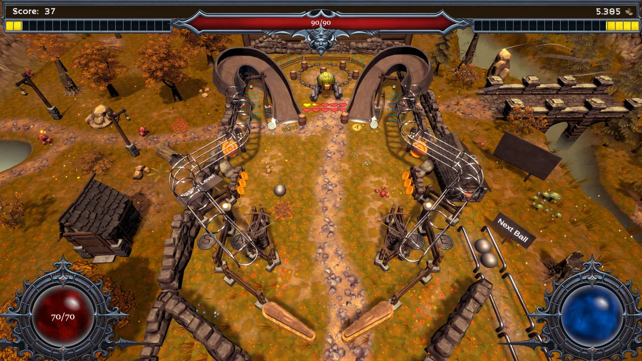 Runix: Pinball Roguelike - captura de pantalla