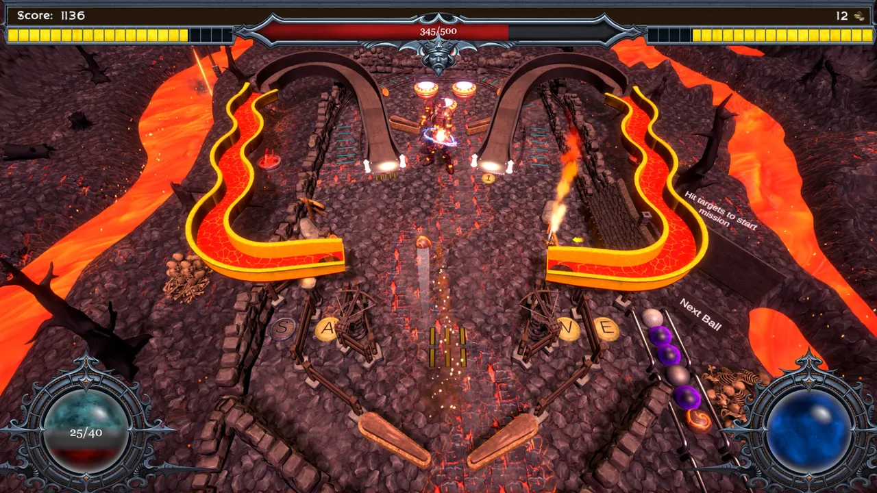Runix: Pinball Roguelike - captura de pantalla