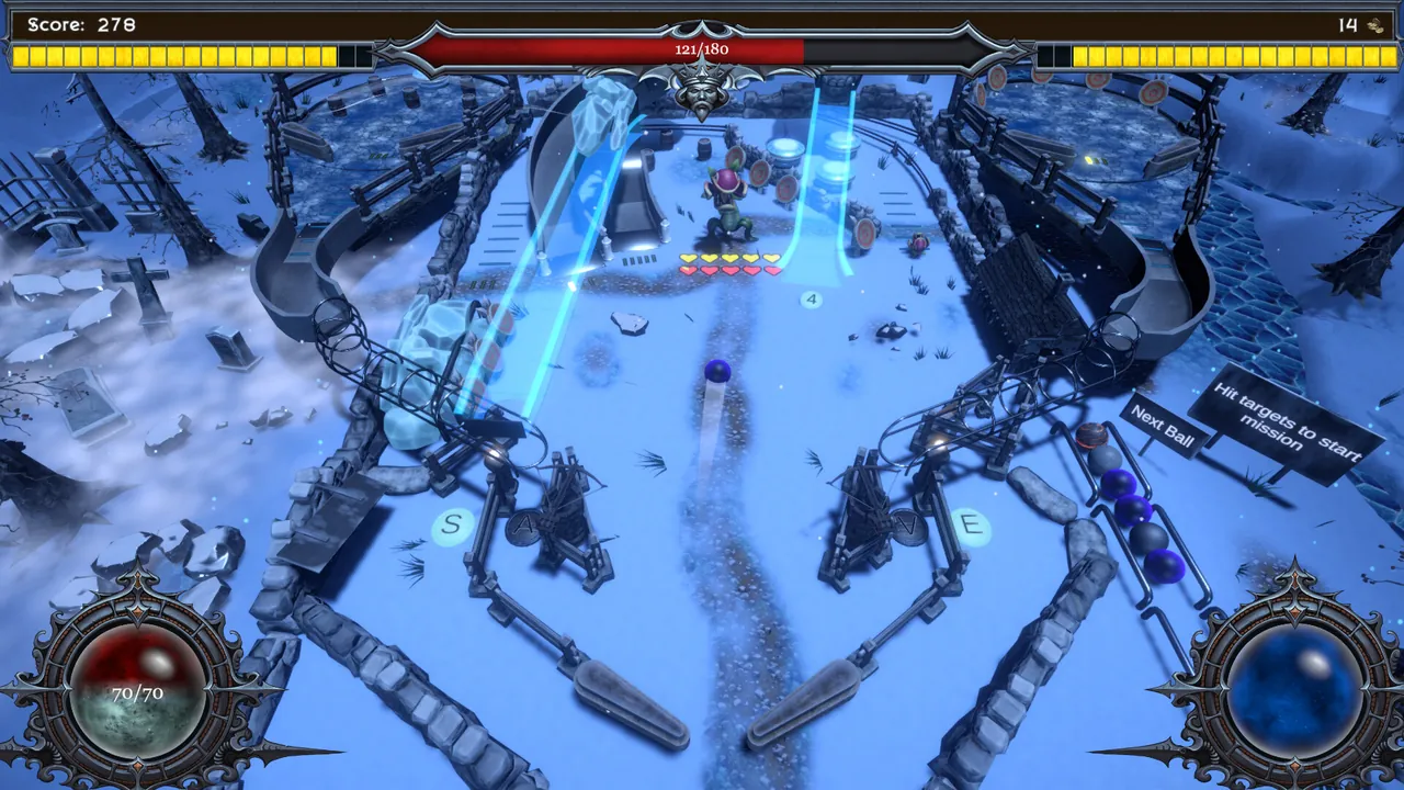 Runix: Pinball Roguelike - captura de pantalla