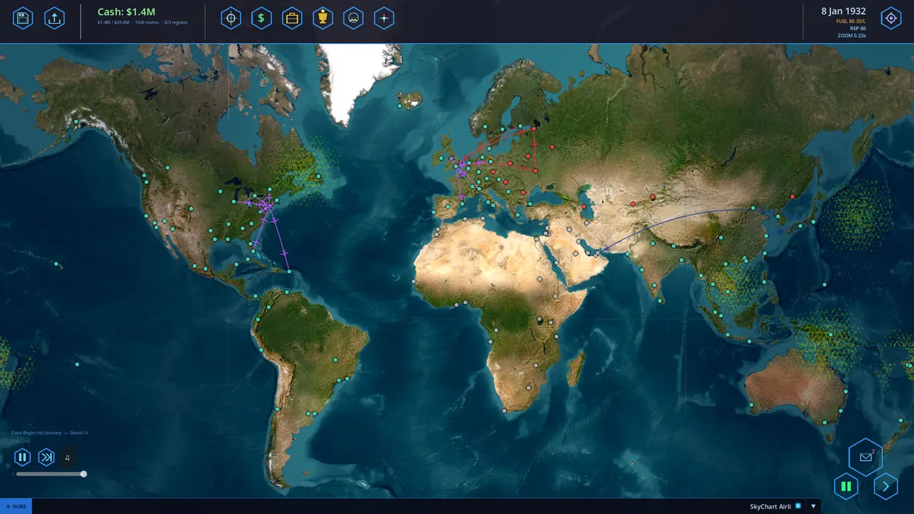 SkyChart: Airline Executive - captura de pantalla