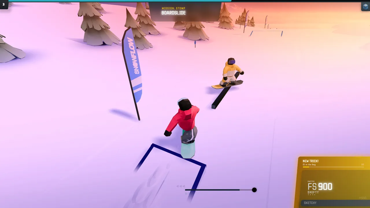 SnowFlow - captura de pantalla