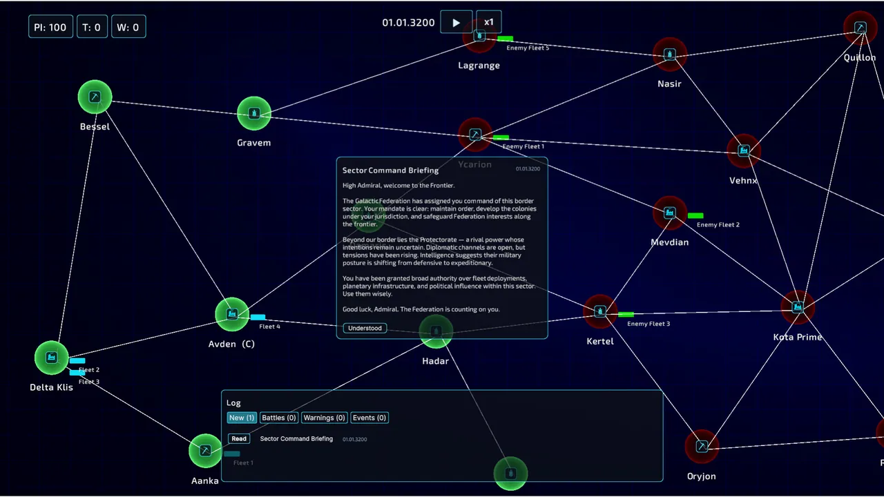 Space Fleet Logistics - captura de pantalla