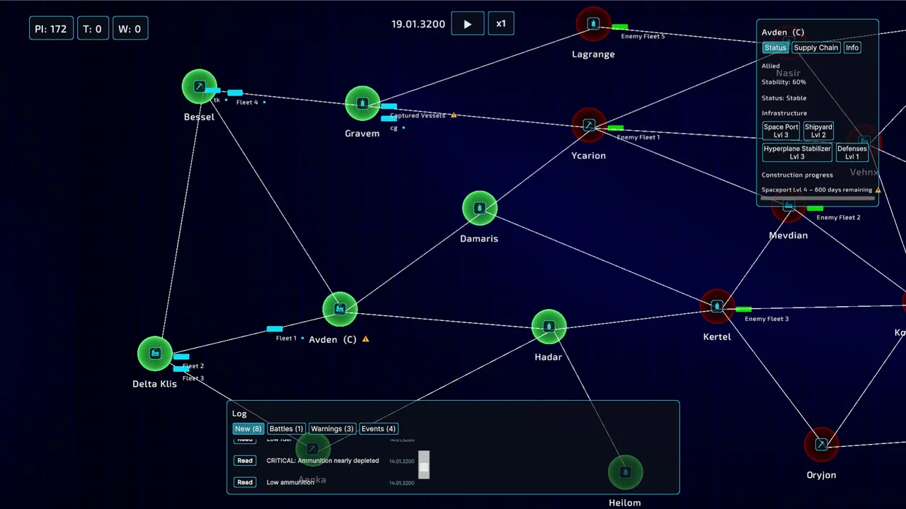 Space Fleet Logistics - captura de pantalla