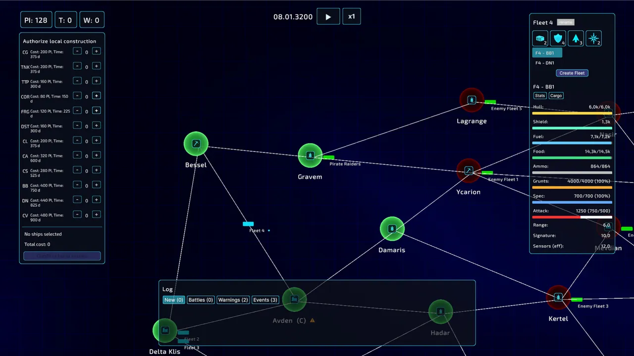 Space Fleet Logistics - captura de pantalla