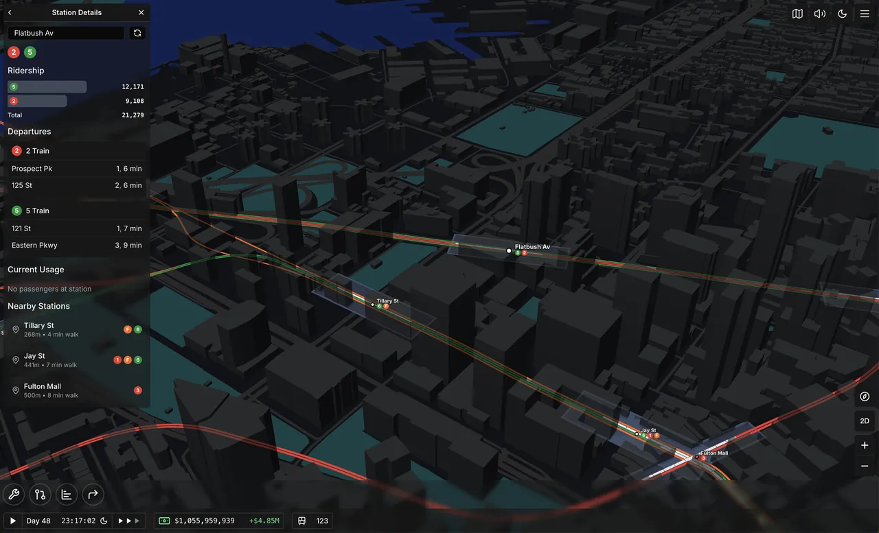 Subway Builder - captura de pantalla