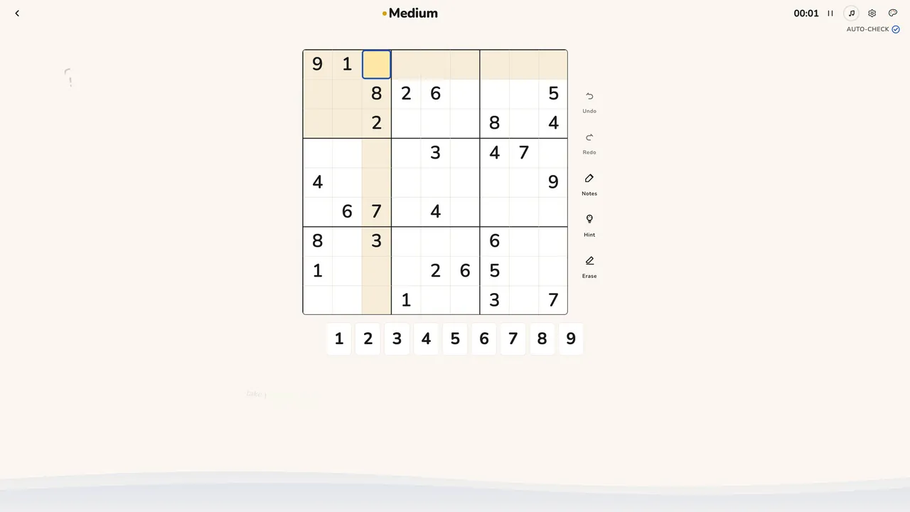 Sudoku Haven - captura de pantalla