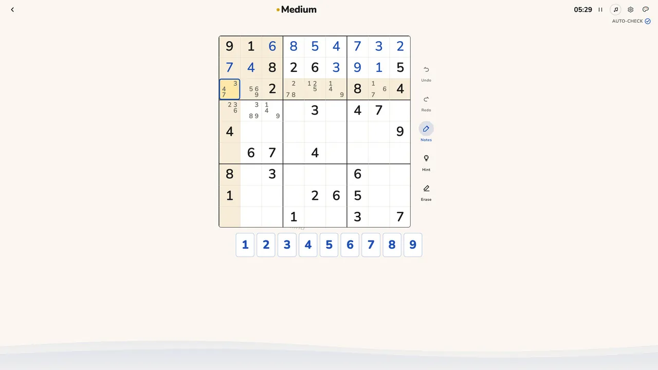 Sudoku Haven - captura de pantalla