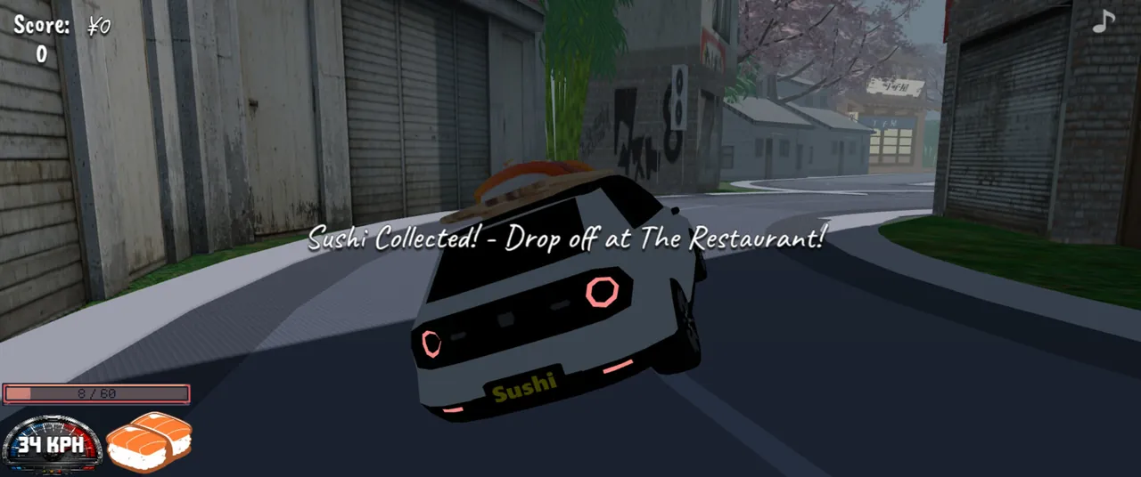 Sushi Delivery Co. - captura de pantalla