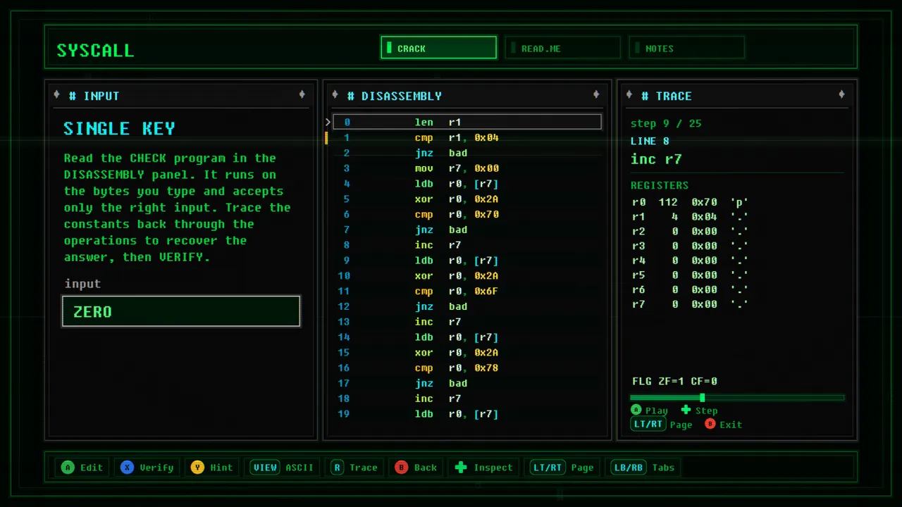 SYSCALL: RING ZERO - captura de pantalla