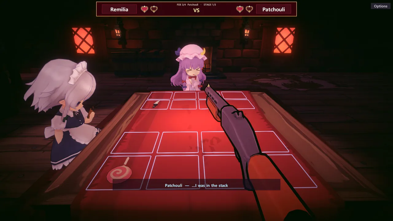 Touhou Russian Roulette - captura de pantalla