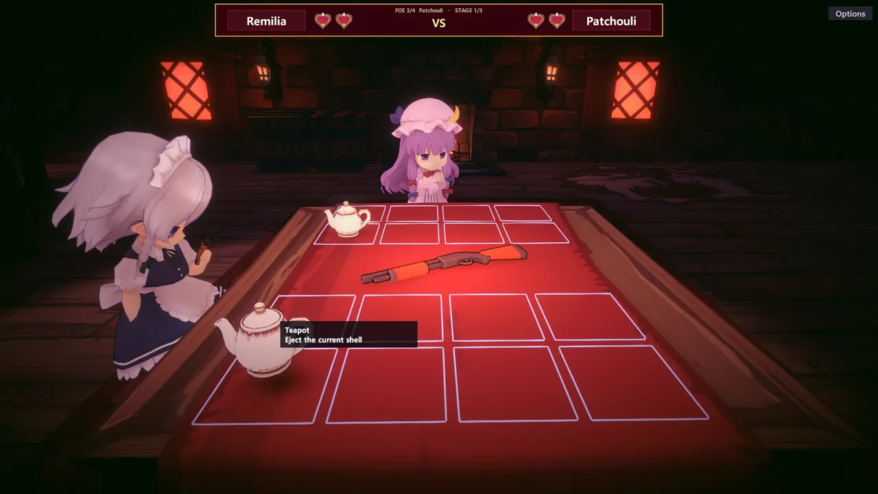 Touhou Russian Roulette - captura de pantalla