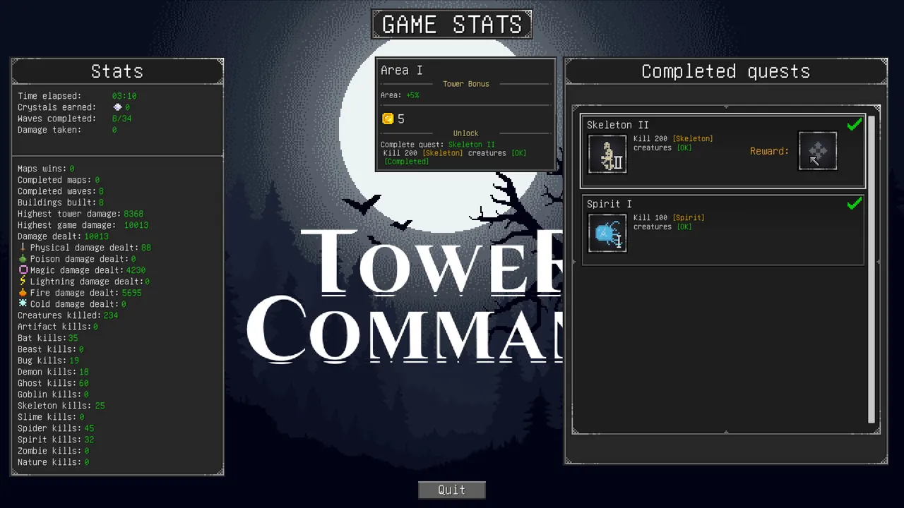 Tower Command - captura de pantalla