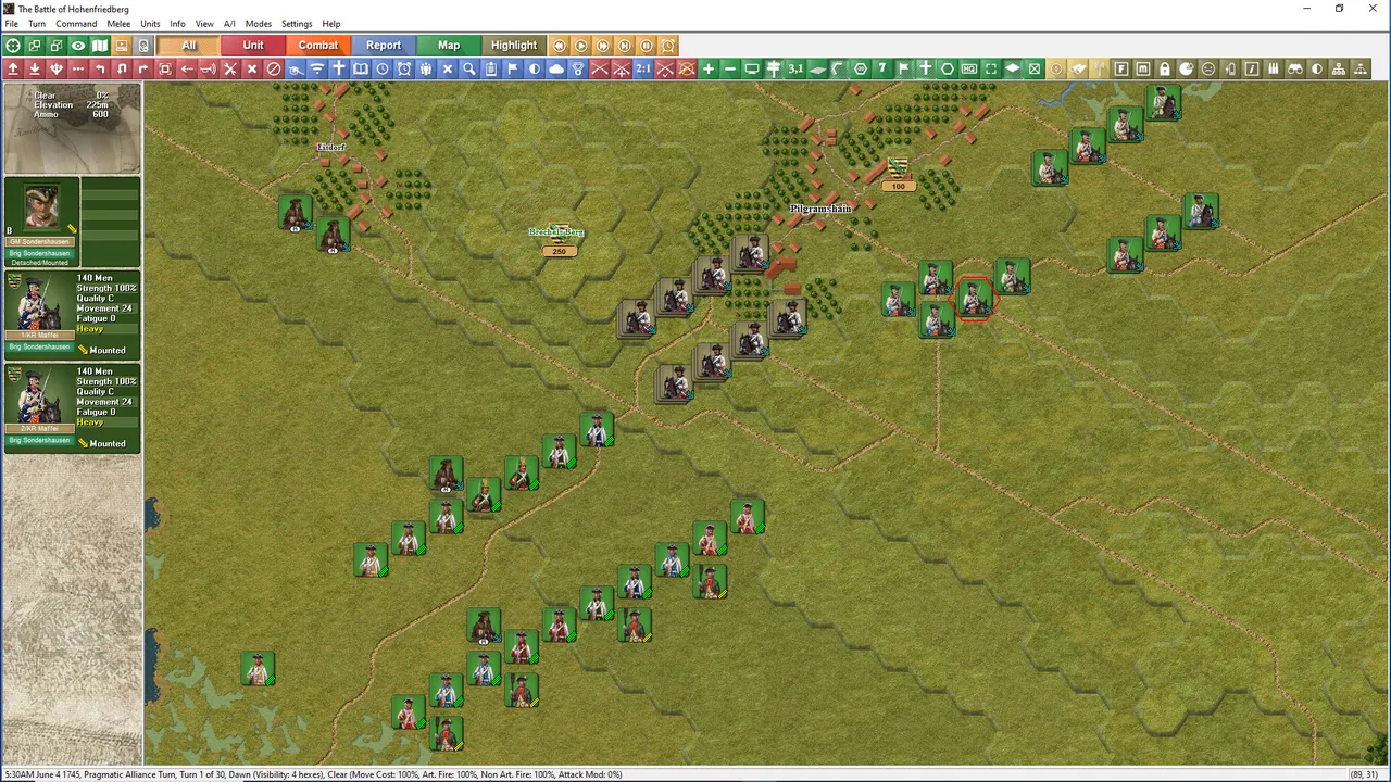 War of the Austrian Succession - captura de pantalla