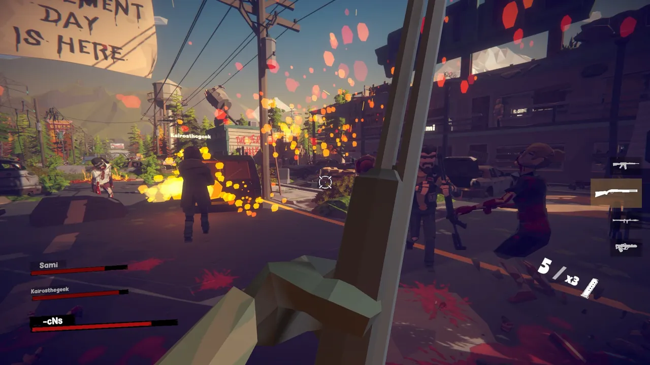 Zombie City Together - captura de pantalla